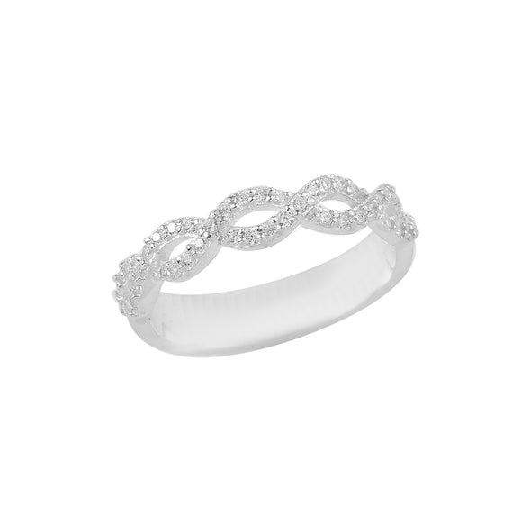 925 Sterling Silver 10x8MM Octagon Shape Semi Mount Ring