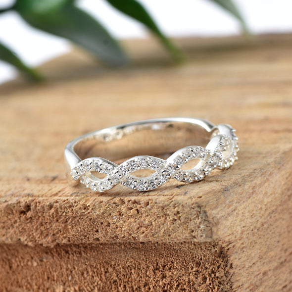 925 Sterling Silver 10x8MM Octagon Shape Semi Mount Ring