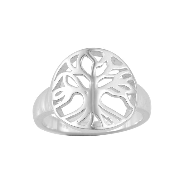 925 Sterling Silver Tree of Life Ring